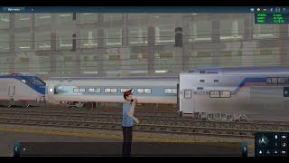 Trainz Railfanning Pt 103 Amtrak MARC Shinkansen Maglev and Subway Station [upl. by Mildred]