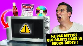 7 OBJETS À NE PAS METTRE AU MICROONDES [upl. by Clyve721]