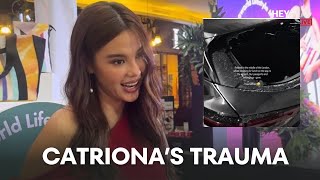 Catriona Gray recalls traumatic robbery experience in in London recently [upl. by Naasar745]