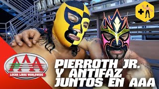 Pierroth Jr y Antifaz del Norte quotEste gran legado no está en malas manosquot [upl. by Saqaw160]