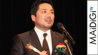 「恋人たち」の篠原篤が新人男優賞！橋口亮輔監督も祝福 「第89回キネマ旬報ベスト・テン」表彰式 Atsushi Shinohara event [upl. by Meyer854]