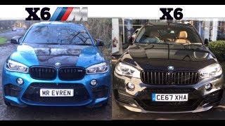 THE DIFFERENCE BETWEEN A BMW X6 And X6M 4K [upl. by Nairolf]