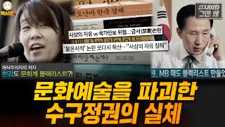 불온서적 MB블랙리스트 국정교과서 문화예술을 파괴한 수구정권의 실체 ft최강욱 장인수 [upl. by Leahicm880]