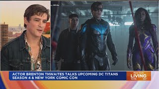 Actor Brenton Thwaites talked DC Titans Season 4 amp New York Comic Con [upl. by Aeresed710]