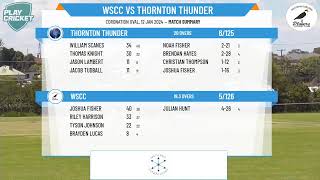 Maitland amp District CA  2nd Grade District Cricket  Rd11  WSCC v Thornton Thunder [upl. by Kennan]