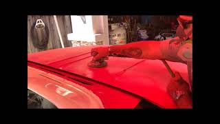 63C10 RESTORATION Wet Sanding The Hood [upl. by Aihgn]