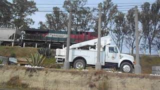 claxon de tren ferrosur contra claxon de trailer [upl. by Ralat]