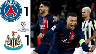 Psg Vs New Castle 11 Highlights Uefa Champions League 2023 psg newcastle ucl [upl. by Eimrej]