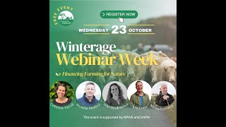 Financing farming for nature  Winterage Webinar Week [upl. by Julide]