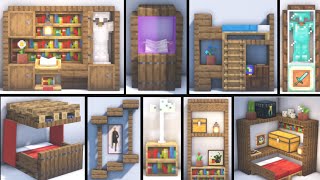 Minecraft 20 Interior Decorations Ideas and Design [upl. by Alamap]