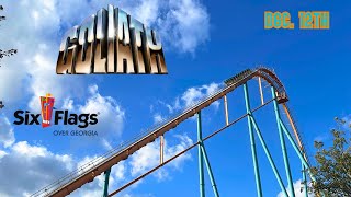 GOLIATH  Six Flags Over Georgia  Dec 12th [upl. by Areem]