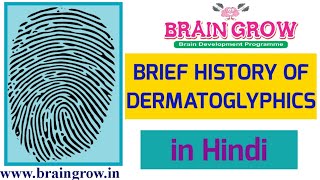 dmit 22BRIEF HISTORY OF DERMATOGLYPHICS contact for Training 9936261555 [upl. by Aliehc]