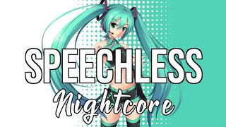 NIGHTCORE Speechless feat Erika Sirola  Robin Schulz [upl. by Sekofski]