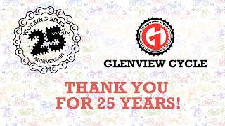 GLENVIEW CYCLE  WORKING BIKES 25 YEARS [upl. by Starling]