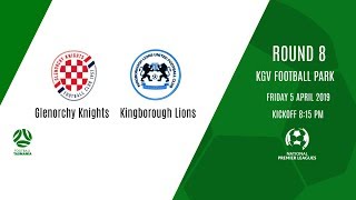 NPL Tasmania Round 8  Glenorchy Knights v Kingborough Lions [upl. by Eceinhoj724]