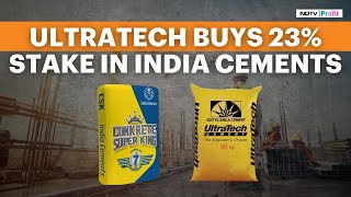 India Cements Shares Might Not React Rakesh Arora On UltraTech Cements Deal [upl. by Onil]