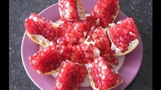 How to cut pomegranate properly [upl. by Enywad]