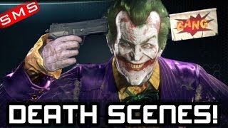 Batman Arkham Knight ALL 15 JOKER DEATH SCENES [upl. by Decrem]