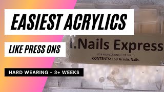 QUICKEST NAILS EVER INAILS EXPRESS NAILS  PART 1 [upl. by Nilcaj242]