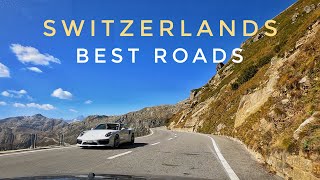 Switzerlands Best Roads  Driving The Furka Pass and Grimsel Pass in Switzerland  Switzerland 4K [upl. by Anneuq]