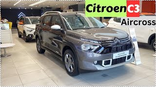 Citroen C3 Aircross 2024  10 lakhs🔥7 Seater SUV  Safety Featureslooks Detailed Review [upl. by Eet]