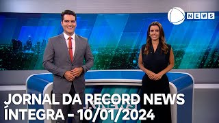 Jornal da Record News  10012024 [upl. by Lebazi]