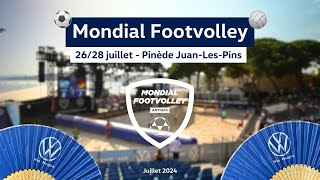 Mondial Footvolley 2628 juillet 2024  Volkswagen NiceMougins [upl. by Nellac]