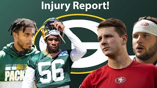 Packers Final Injury Report Vs 49ers What To Know [upl. by Pik]