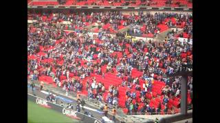 Carling Cup Final 2012  Cardiff Fans Singing Three Little Birds [upl. by Ayatnahs794]