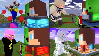 【総集編3】最強まいぜんセキュリティハウスVS【マイクラ・マインクラフト・まいぜんシスターズ】 [upl. by Benny]