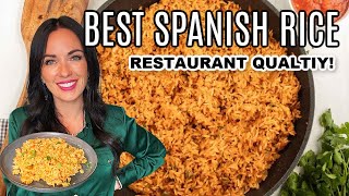 Best Spanish Rice Recipe  Restaurant Quality Recipe [upl. by Felice]