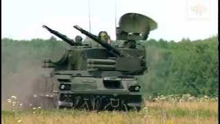 2K22 Tunguska surfacetoair gun and missile system [upl. by Barnes]