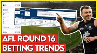 Round 16 Betting Tips Trends amp Predictions For ALL Matches  2024 AFL Season [upl. by Anifares]