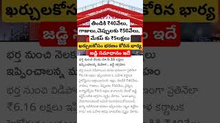 Wife Demands Rs6 Lakhs Monthly Maintenance from Husband [upl. by Darci]