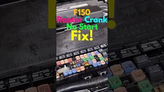 F150 Raptor EXPERT Reveals Fuse 78 Fix for Crank No Start Nightmare [upl. by Rupert232]