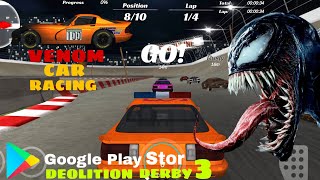 Demolition Derby 3🔥  Derby Car Racing🏁  Android Gameplay  Racing Car Game👽 [upl. by Annaid]