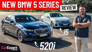 2024 BMW 5 Seriesi5 G60 review inc 0100 amp braking [upl. by Nehgam228]