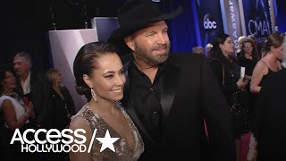 Garth Brooks Calls Trisha Yearwood The Love Of His Life At The CMAs  Access Hollywood [upl. by Kila925]