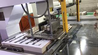 Yoco TM 1080 Blanking Machine with Robot Arm [upl. by Yknip619]