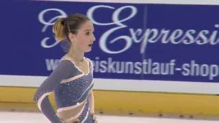 2016 ISU Junior Grand Prix  Dresden  Ladies Free Skate  Kristina SHKULETAGROMOVA EST [upl. by Layol509]