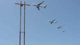 ElAl Commercial Aircraft Formation Flight in Israels 61st Idependence Day Ariel Show [upl. by Reitman737]