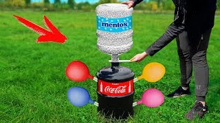 Experiment Coca Cola Vs Mentos [upl. by Anirdnajela558]