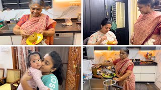 😭 Anushatan Ammavoda ♥️ Favorite Ponnunu Amma Solitanga Okkarai vs Ukkali  Casual Cooking [upl. by Alamap]