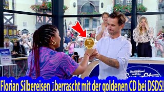 Florian Silbereisen DSDS Abigail bekommt GoldCD von Florian Silbereisen [upl. by Lilybel]