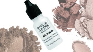 Review and Demo  MAKE UP FOR EVER Aqua Seal [upl. by Maleen152]