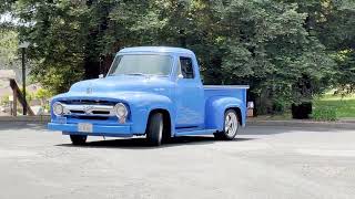 1955 Ford F100 slow drive [upl. by Ihteerp762]