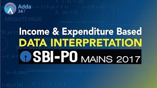 Maths  Income amp Expenditure Based Data Interpretation  Online Coaching for SBI PO Mains IBPS [upl. by Ripp]