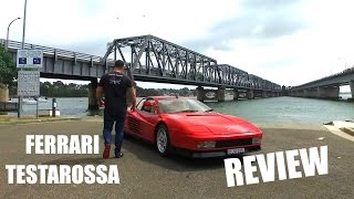 1985 Ferrari Testarossa Monospecchio Performance Review [upl. by Ardnwahs]