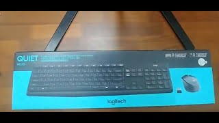 Logitech MK315 開箱 靜音無線鍵盤滑鼠組 給你安靜的使用電腦時光！！ 優點及缺點 羅技 推薦 就開箱 [upl. by Notxap]