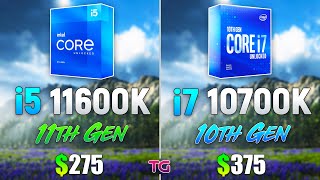 i5 11600K vs i7 10700K  Which CPU is Better for Gaming [upl. by Gnivri]